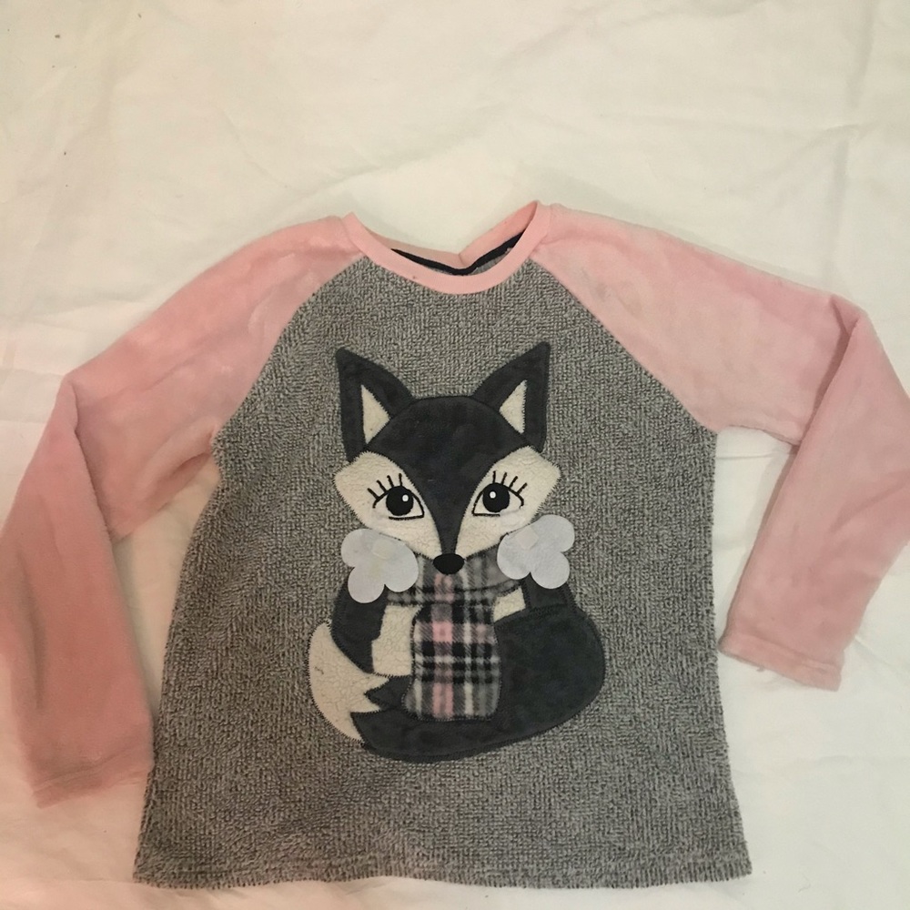 A pajama top in great condition.